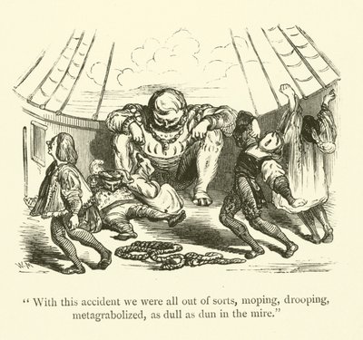 Illustrazione per le opere di Rabelais da Gustave after Dore